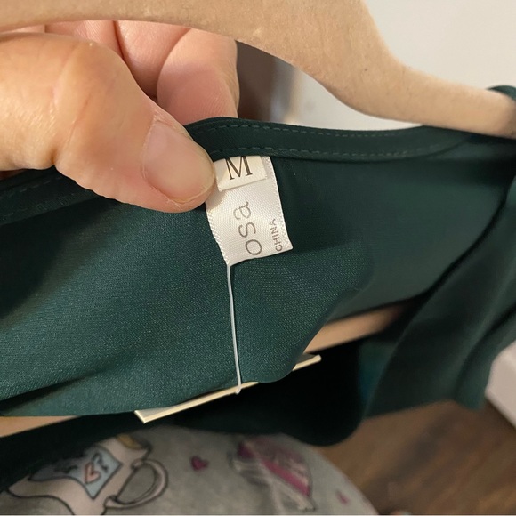 NWT emerald green dress size M (8-10) boutique dress holidays Christmas - Picture 4 of 7